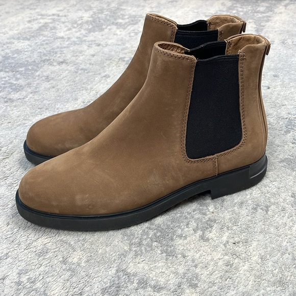 New Camper Iman Boots Chelsea Ankle Nubuck Suede Tan Sz 37 - Picture 5 of 14